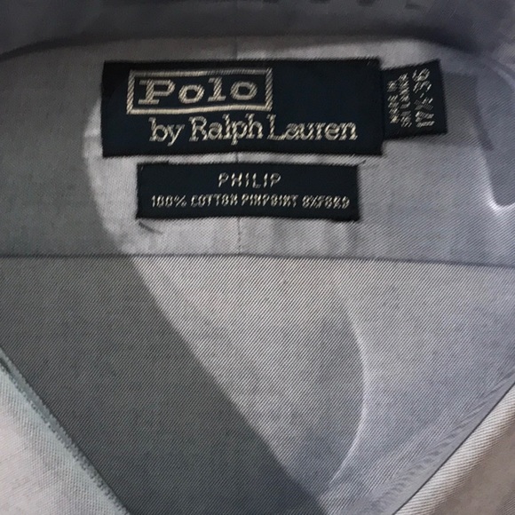 Polo Ralph Lauren Philip shirt 17 1/2 x 36 - Picture 3 of 4